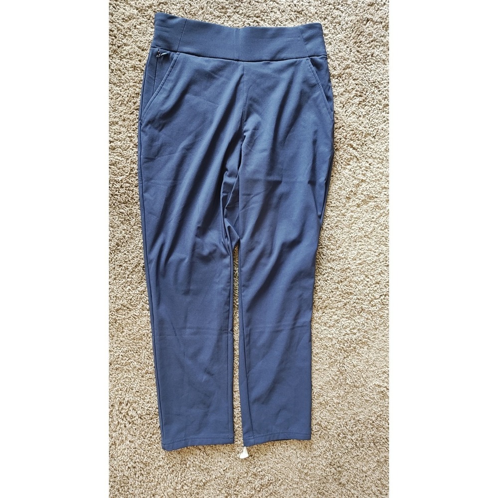 Women Columbia Pants Small Blue Omni Shade Pull Up Pants UPF Protection